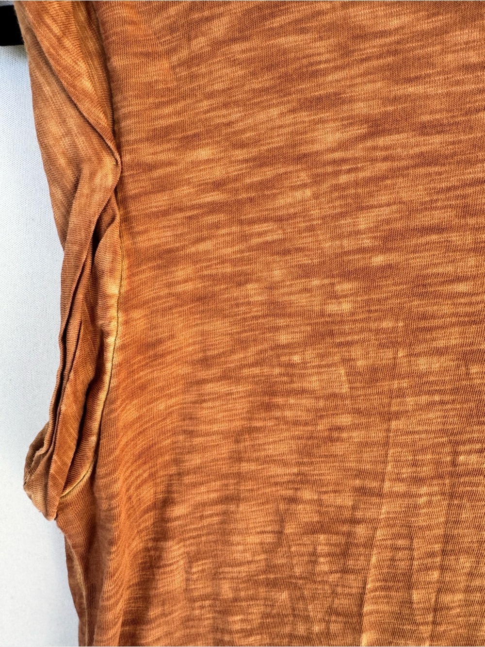 Veronica Beard Rust/Tan Slub Sleeveless Tank - Picture 5 of 11